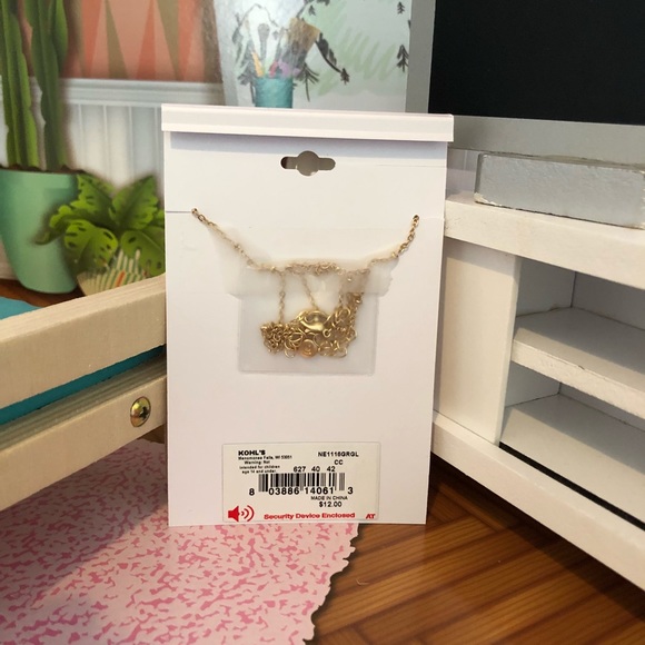 New LC Lauren Conrad Necklace! Gold - Teal - Picture 5 of 6